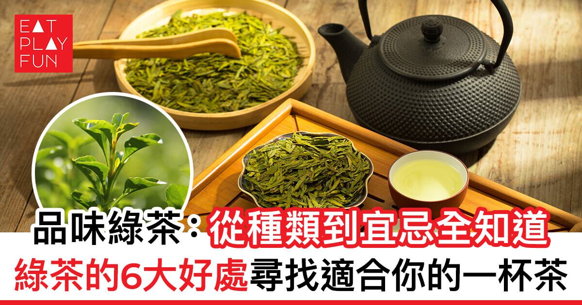 品味綠茶：從種類到宜忌全知道 綠茶的6大好處 尋找適合你的一杯茶🍵